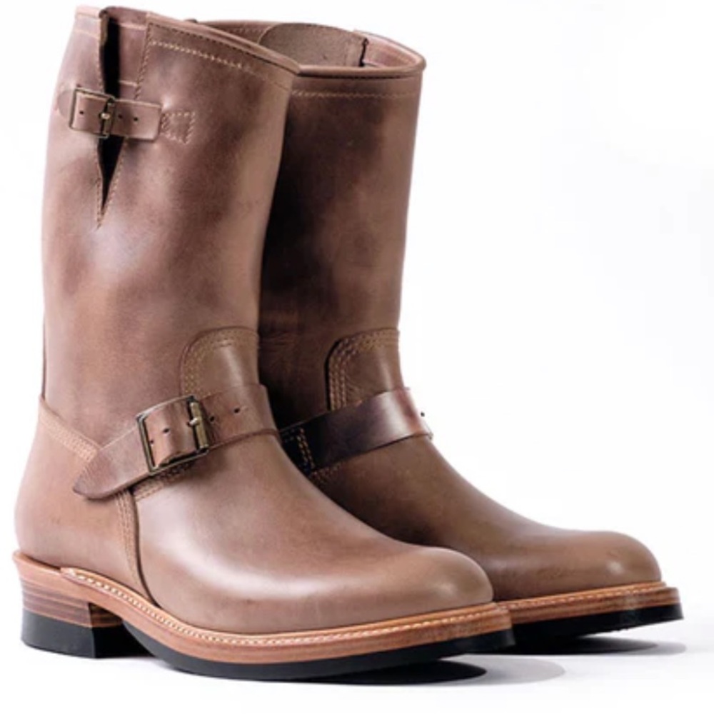 John Lofgren Bootmaker - WABASH ENGINEER BOOTS / HORWEEN LEATHER CXL NATURAL